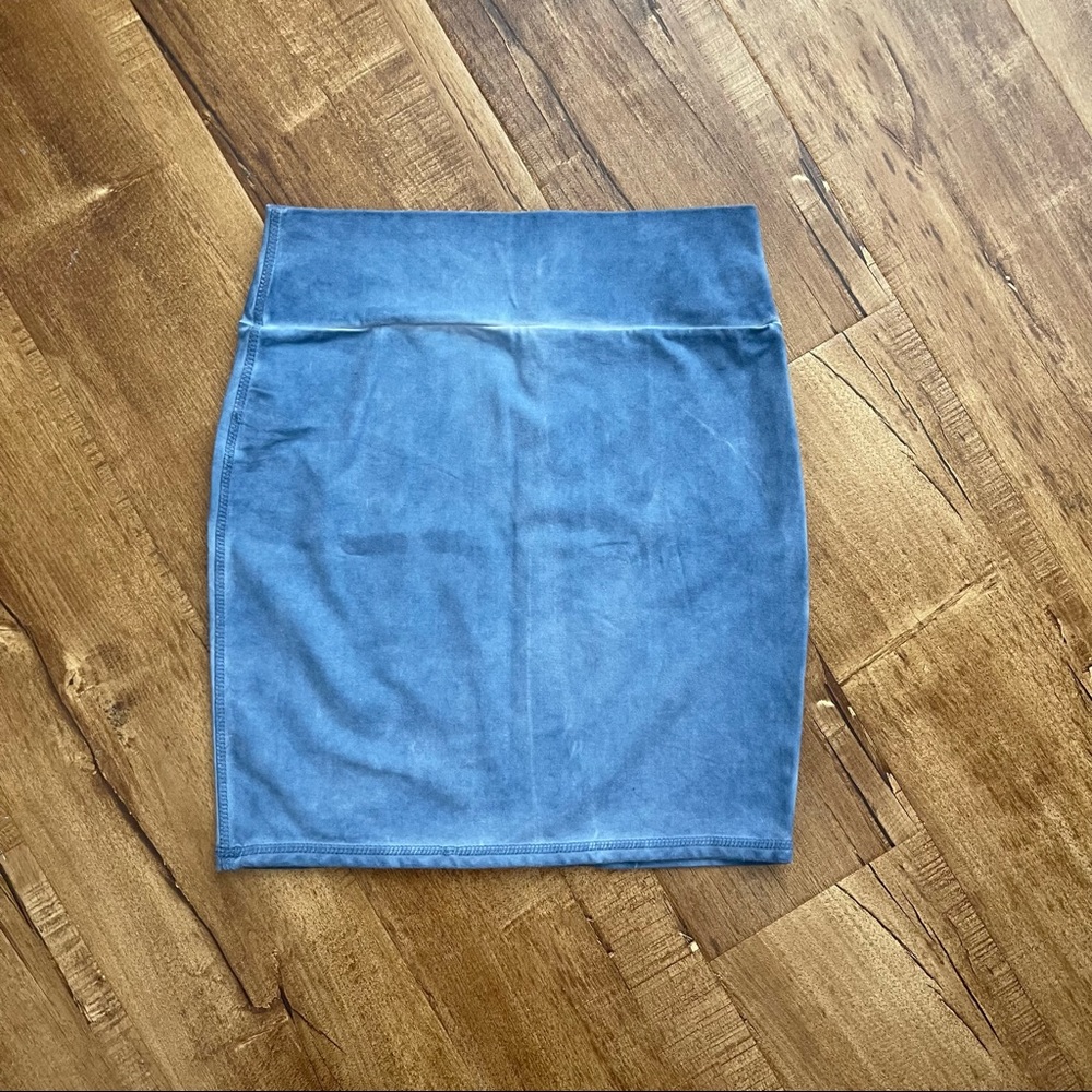 COTTON ON Blue Tie Dye Mini Skirt Size XS